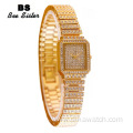 BS Bee sister Fashion Women Watch With Diamond Silver Watch Ladies Top Luxury Brand Ladies Casual Women's Bracelet Watch